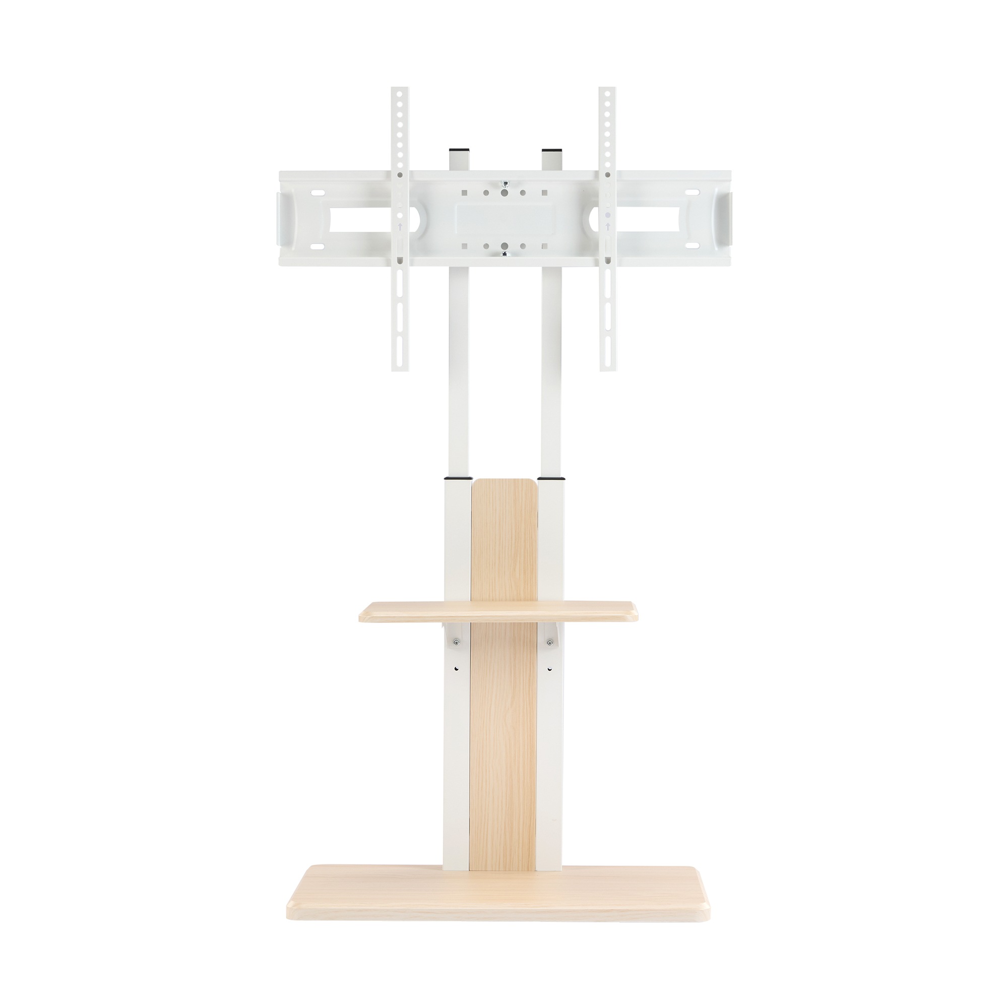 【安心保証】テレビスタンド キャスター付き 壁寄せ ロータイプ 耐震 テレビ台 WALL 単品 棚板 セット テレビ 対応 首振り 調整 壁掛け風 おしゃれ シンプル 白 木目 回転 移動式 TV台