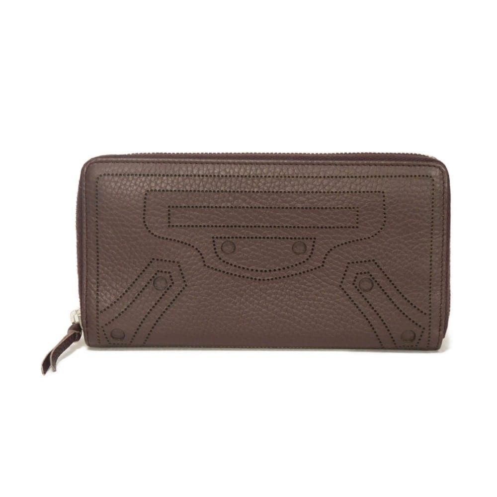 【中古】 長財布 旧型 ラウンドファスナー クラシック コンチネンタル ウォレット パンチング 443521 DQOIN 6130