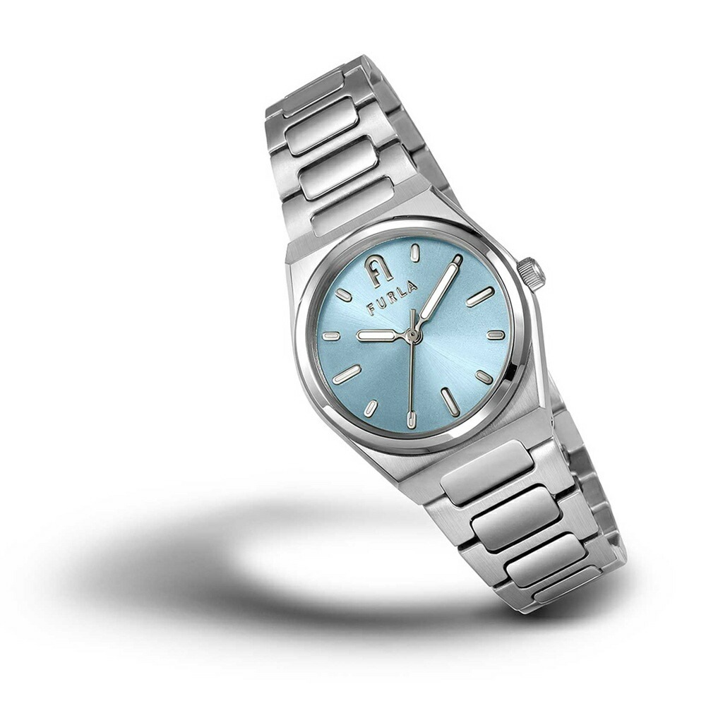 フルラ 腕時計 レディース ブランド シルバー ステンレス ブレスレット テンポミニ ブルー文字盤 時計 小さい シンプル かわいい おしゃれ 大人 女性 母 妻 彼女 お祝い 時計 記念日 贈り物