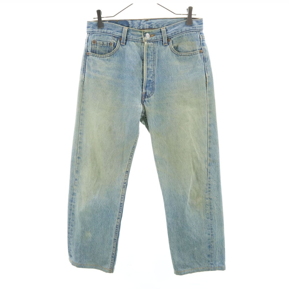 90s 501 オールド デニムパンツ W30 ウォッシュブルー ジーンズ ボタンフライ メンズ