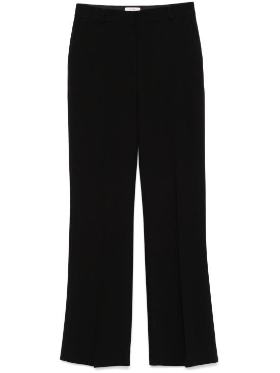 TOTEME Women Flare Pants 251 WRB1056 FB0335 001 BLACK