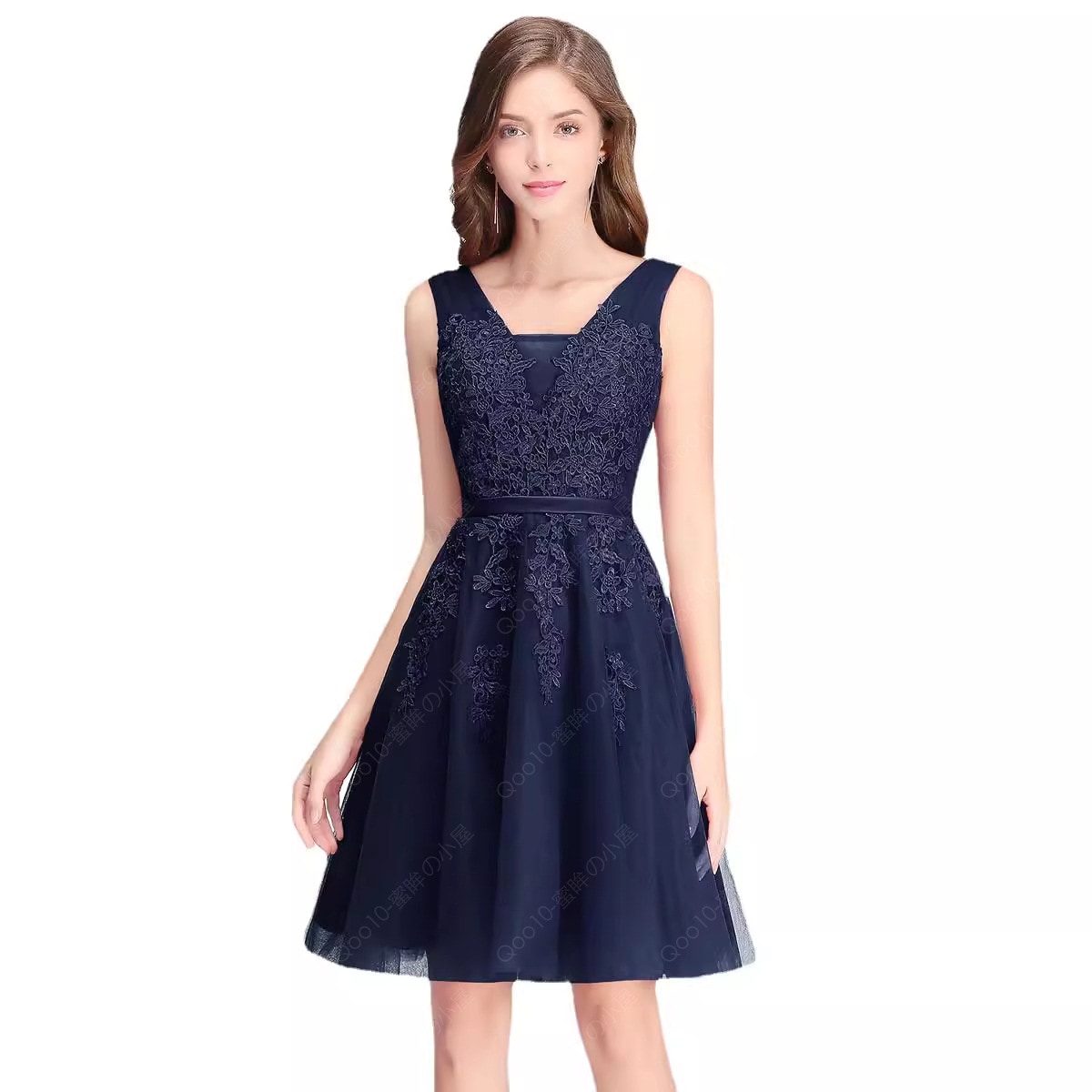 ミニドレス 花嫁 パーティードレス 安い カラードレス ピンク 演奏会 コンサート 結婚式 二次会 ウェディングミニドレス 披露宴 カクテルドレス サッシュリボン-81 6,389円