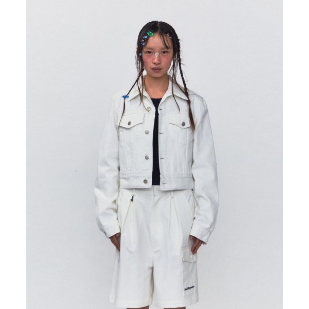 レスト&レクリエーション RR クロップデニムジャケット_ホワイト 45,098円