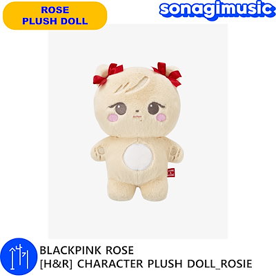 Blackpink ロゼ ぬいぐるみ　Hank & Rose 2024 rose Blackpink ロゼ ぬいぐるみ Hank & Rose 2024 - メルカリ