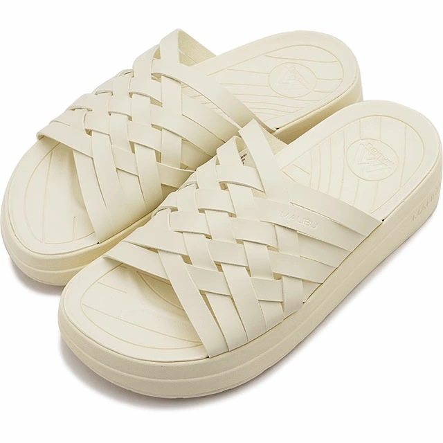 マリブサンダルズ MALIBU SANDALS ズマ プラットフォーム [MSP020002] レディース 靴 厚底サンダル スライドサンダル OFF-WHITE/OFF-WHITE 正規取扱店