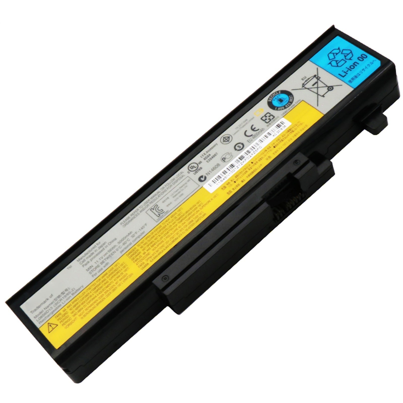 L08S6D13 電池・Lenovo/ThinkPadノートパソコン互換 56Wh/5000mAh IdeaPad Y450 Y450A Y450G Y550 Y550A Y550P 55Y2054