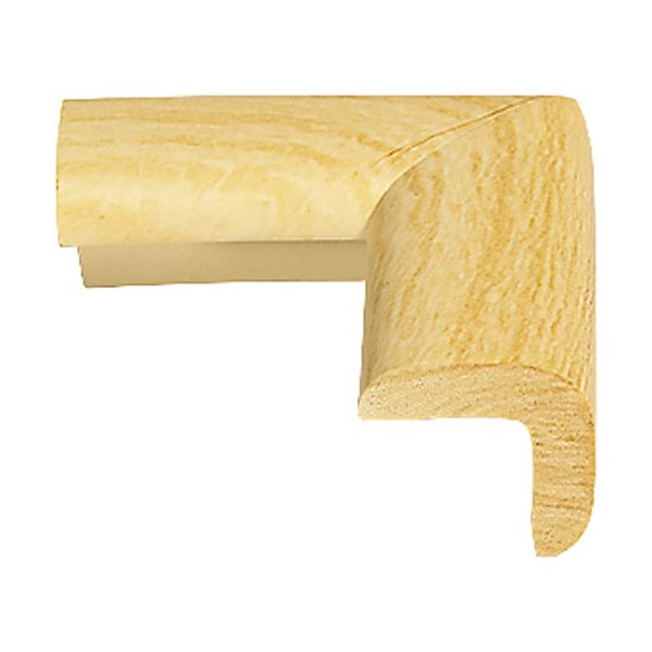 （まとめ） カーボーイ 安心クッションL字90cm極細木目ライト2本(×5セット)