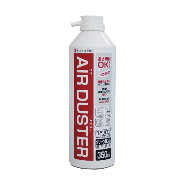 （まとめ）ナカバヤシ フエルネット エアダスタースパウトタイプ 350ml FNC-JB01S 1本(×10セット)