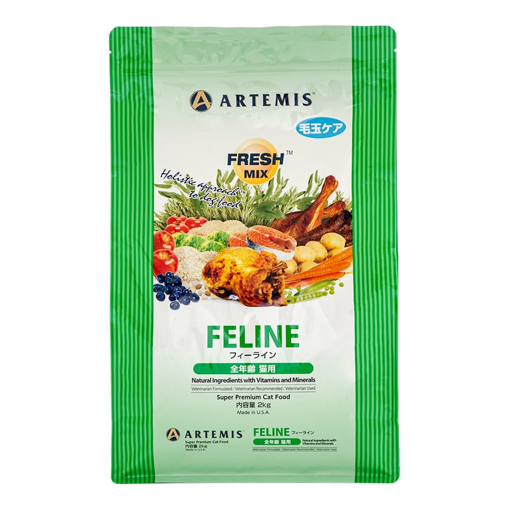 キャットフード　アーテミス　フレッシュミックス　フィーライン　全年齢　猫用　２ｋｇ　正規品　ＣＲＣ35―10―04―10―00 5,076円