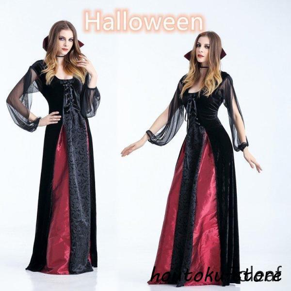 2026人気登場!吸血鬼 魔女 悪魔 ヴァンパイア コスプレ レディース コスチューム 大人 衣装 パーティー衣装