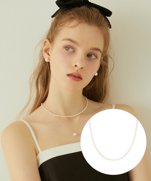 ジェスティーナベーシックパーリーナ 14K ネックレス (JJP1NF1BS180R4420)