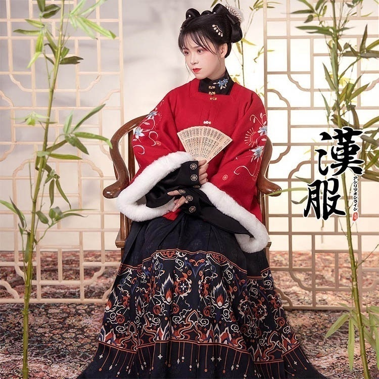 お歳暮 チャイナドレス 中華服 チャイナ風 普段着 漢服 冬 裏起毛 セットアップ コスチューム 漢服 コスプレ レディース 大人用 長袖 マキシ丈 中国服 文化祭 イベント 仙女 ハイウエスト