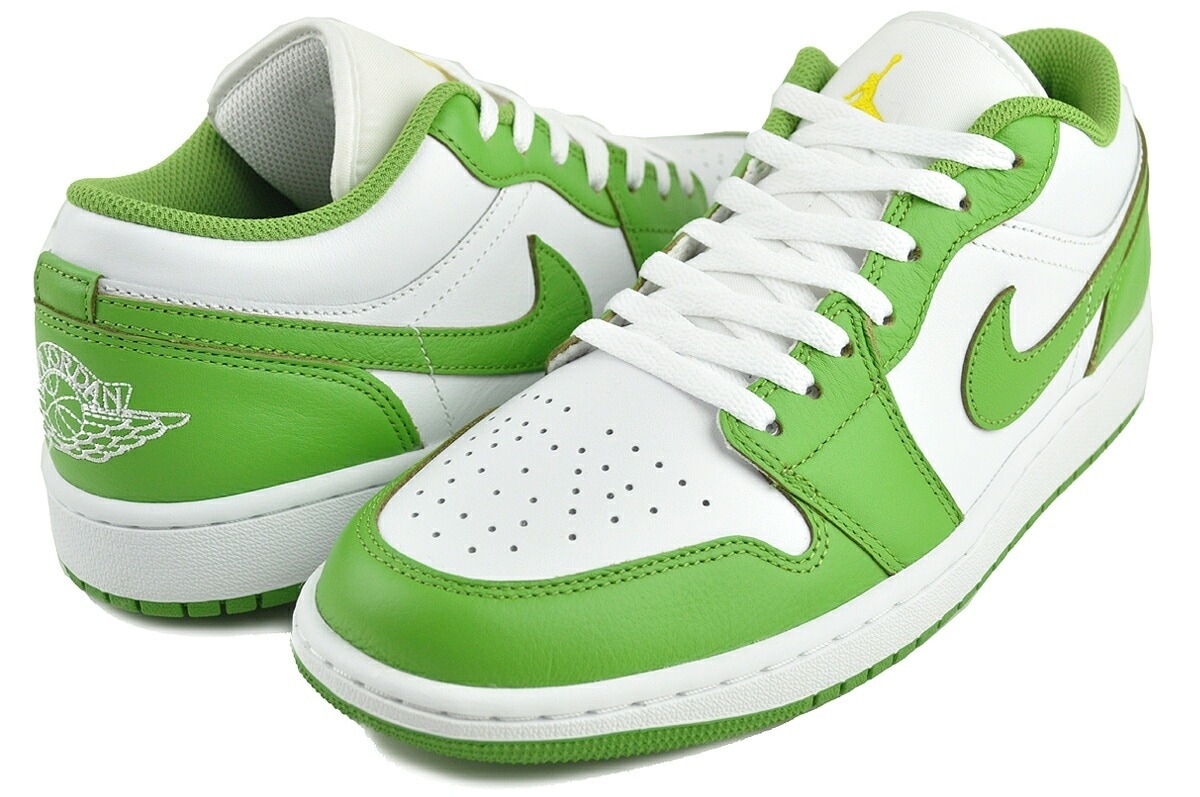 エアジョーダン 1 ロー SE ホワイト ライトニング クロロフィル グリーン hf4823-100