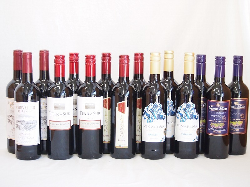 赤ワイン3セット スペインワイン 3本 イタリアワイン 最新な チリワイン 最大82％オフ フランスワイン