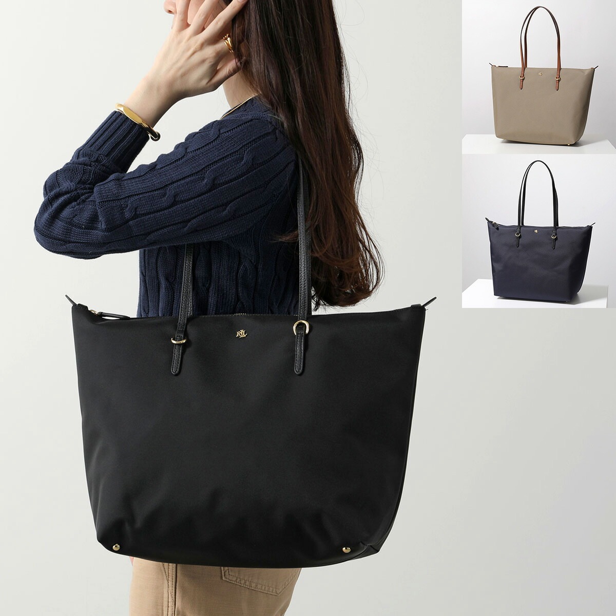 Lauren Ralph Lauren ローレンラルフローレン トートバッグ KEATON 431950007 レディース ナイロン 鞄 カラー3色