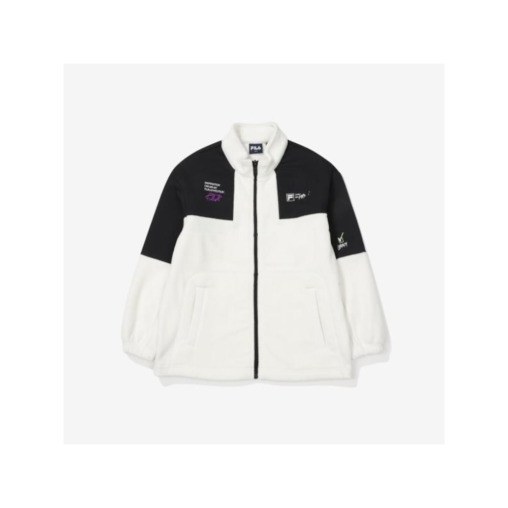 [FILA KIDS] アーバンフリースセットトップ (FK2FTF4501X_BLK) Q0ZFK2FTF4501XBLK