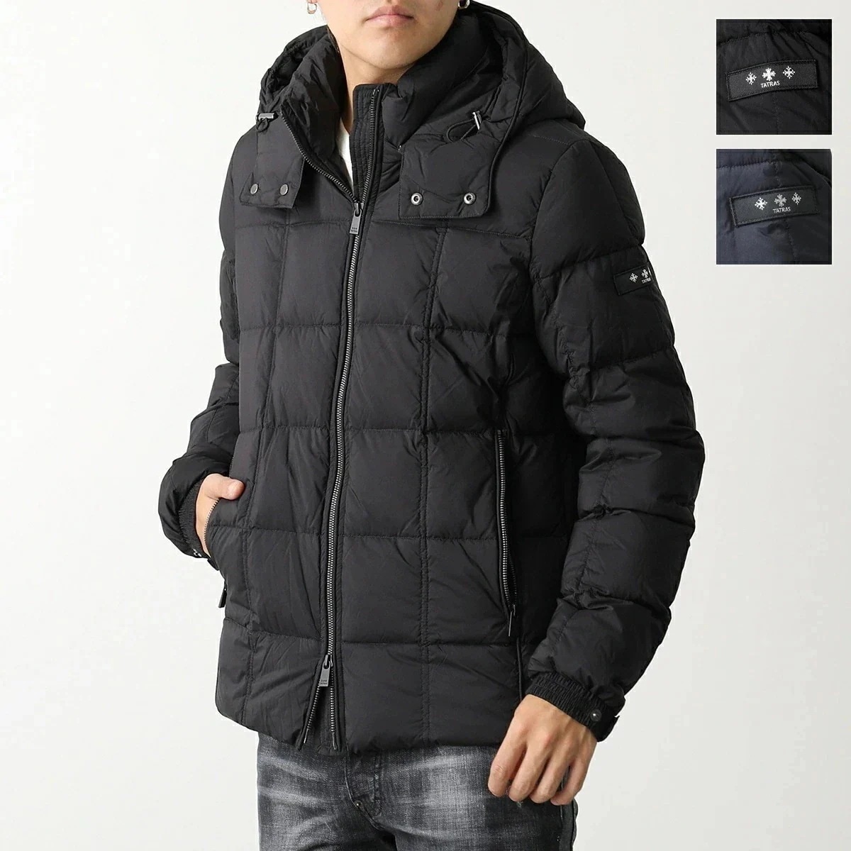 TATRAS タトラス ダウンジャケット GESSO ジェッソ MTAT24A4841-D メンズ ナイロン フード付き 撥水 カラー2色
