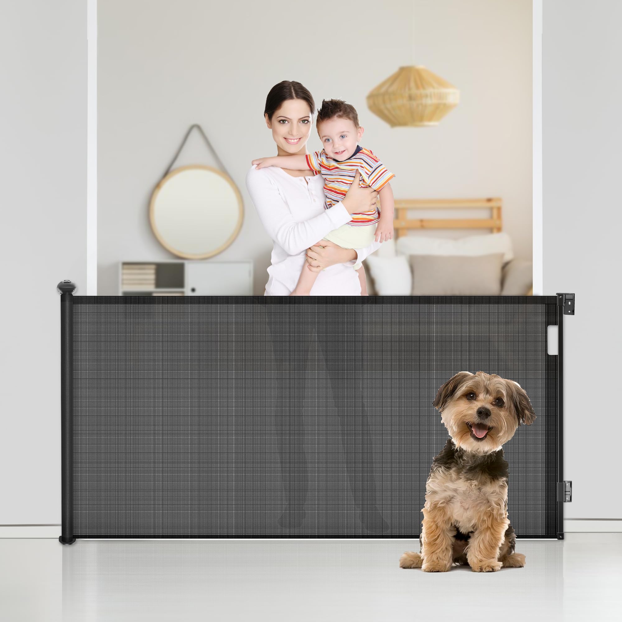 Ycozy BabySafe ベビーゲート ロール 巻き取り 安全ゲート 革新版 二重のロック 最大取付幅140cm 階段上 ペットゲート バリアフリー 子供ペット柵 赤ちゃんゲート 犬 猫 高さ86 5,390円
