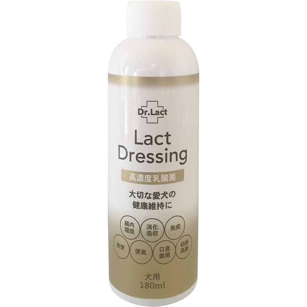 （まとめ買い）kimamori Dr.Lact 乳酸菌 ラクトドレッシング 犬用 180ml 犬用フード [x3]
