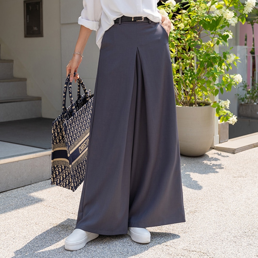 (NAK21) (M~XL) ナイスワイドフィットスラックスパンツ NK31-P-11