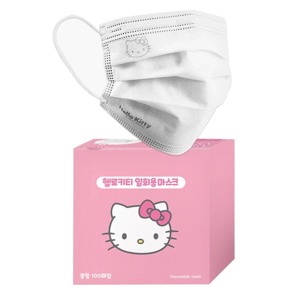 Qoo10] ハローキティ中型マスク女性用マスクPWX : 日用品雑貨