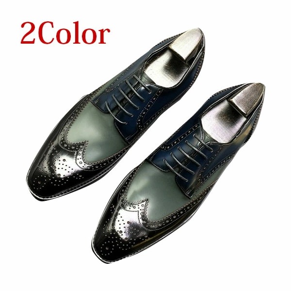 オックスフォード ウィングチップ 本革シューズ 紳士靴 ハンドメイドシューズ 通勤シューズ ビジネスシューズ