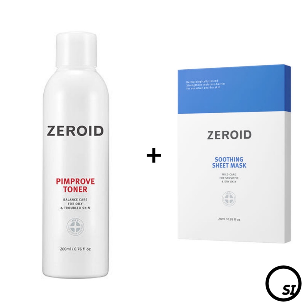 【SET】ピンプローブ トナー 200ml + スージング シート マスクパック 5枚