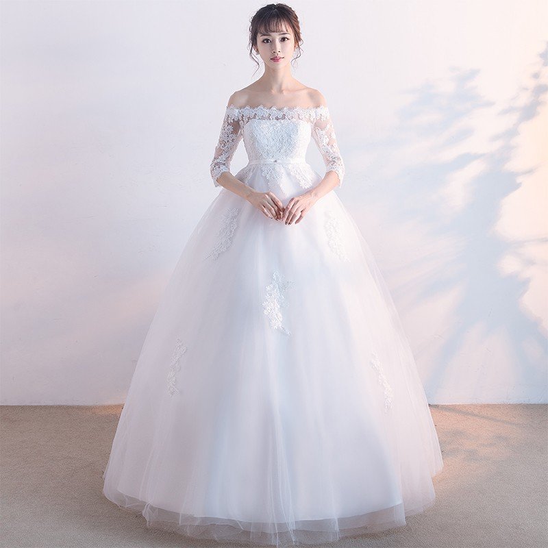 ウエディングドレス マタニティドレス 花嫁 長袖 ロングドレス 結婚式 安い ウェディングドレス 二次会 エンパイア お呼ばれ ブライダル 秋冬 大きいサイズ