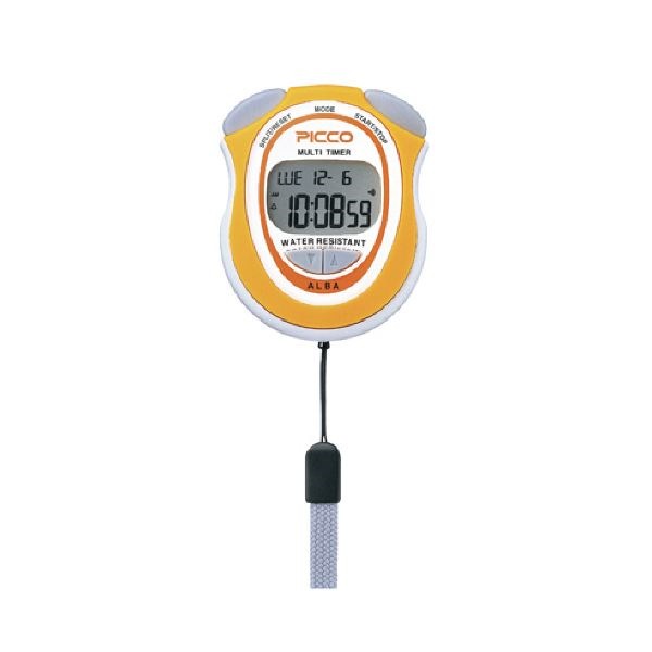 （まとめ） セイコーウオッチ ALBA ピコマルチタイマー パッションオレンジ ADME005 1個 5セット