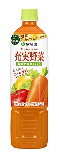 他サイト： 伊藤園 充実野菜 緑黄色野菜ミックス 740g×15本 エコボトルの商品画像