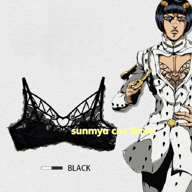 ジョジョの奇妙な冒険 黄金の風 ブローノ・ブチャラティ　レースブラ 下着コスプレ衣装