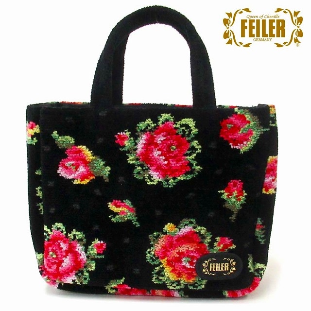 FEILER フェイラー バッグインバッグ ミニトート レーシーローズドット 薔薇 限定デザイン　2025秋冬新作 LRD257435