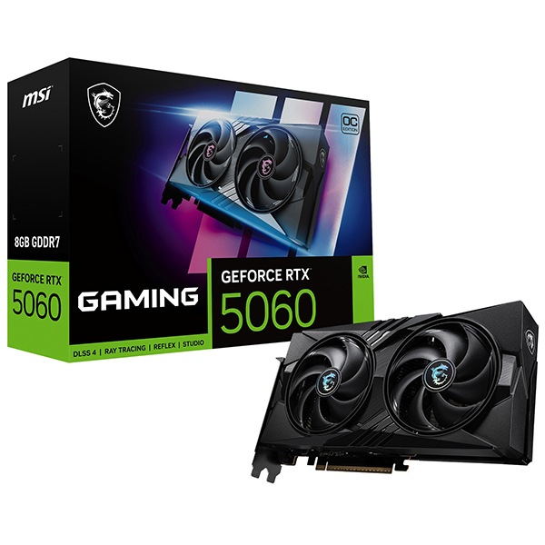 GeForce RTX 5060 8G GAMING OC ブラック グラフィックボード