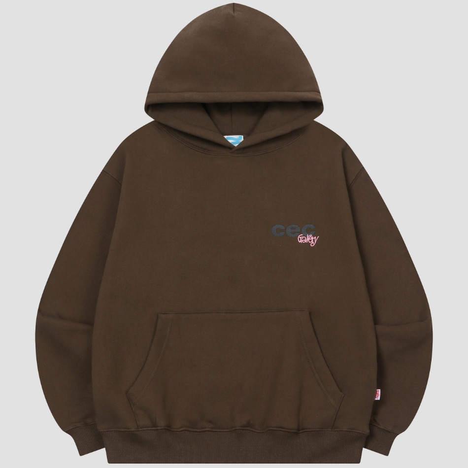 CEC GALLERY HOODIE(BROWN)