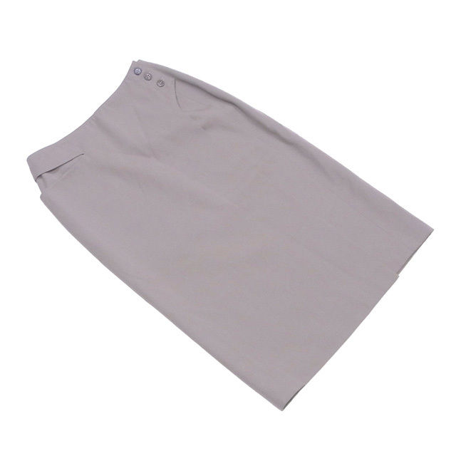 スカート ロング タイト 40サイズ グレージュ 中古