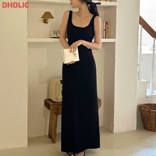 Hラインロング無地ワンピースその他 ワンピース・ドレス