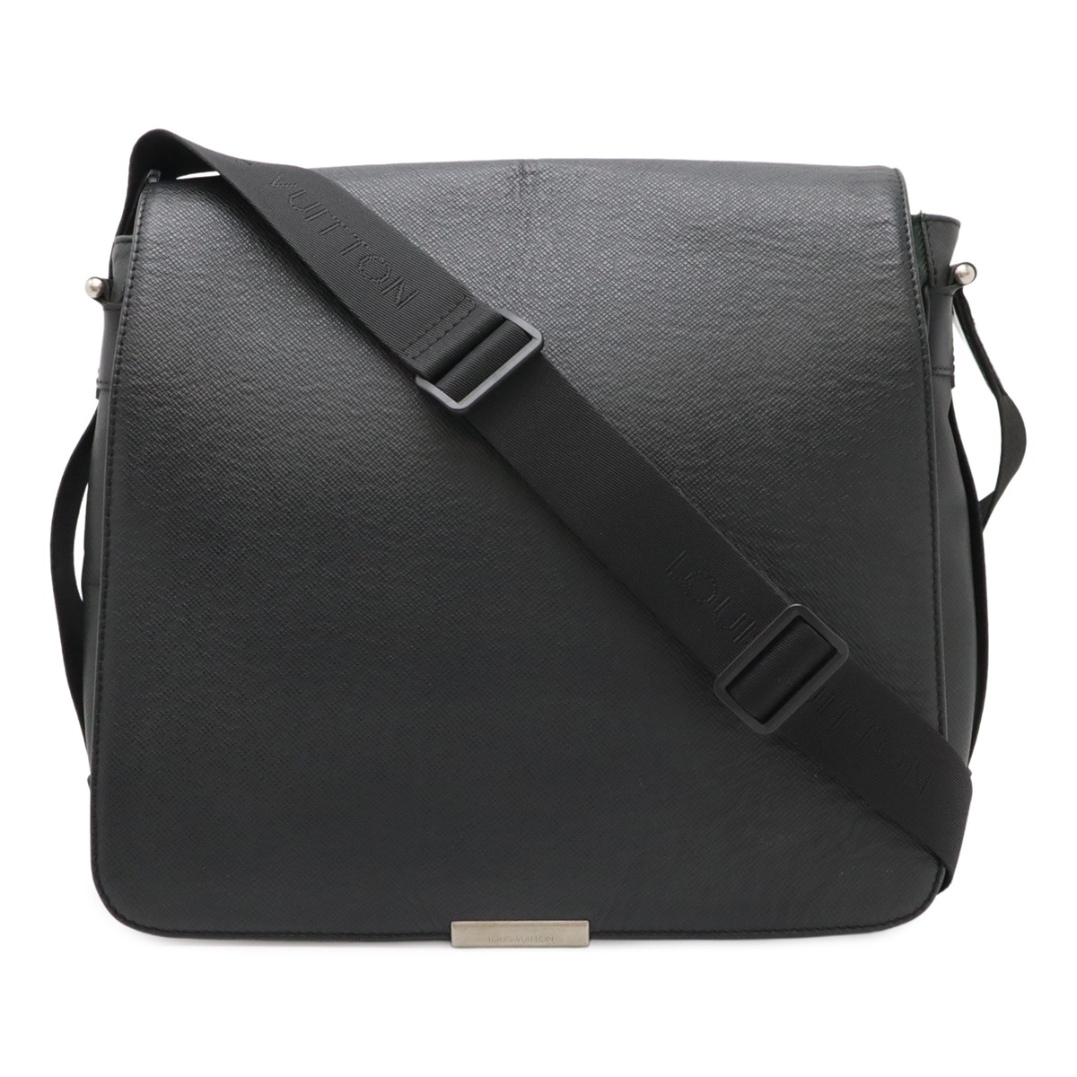 タイガ ヴィクトール ショルダーバッグ メッセンジャーバッグ レザー キャンバス アルドワーズ 黒 ブラック M3014