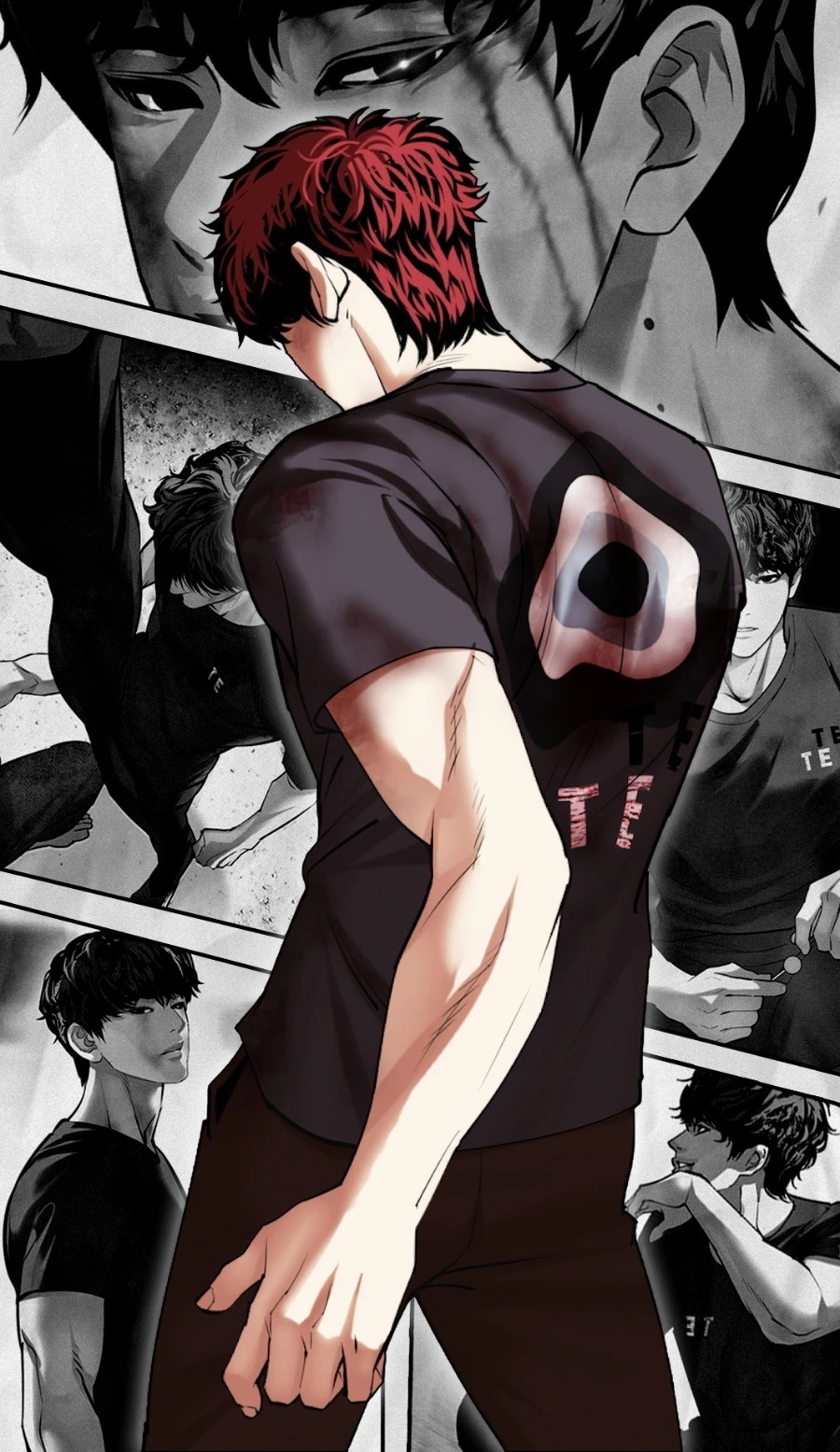 [OFFICIAL MD] 外見至上主義 LOOKISM 伊崎志遠 Tシャツ James Lee The Evil Eye T-shirt (正規品, 未開封新品)