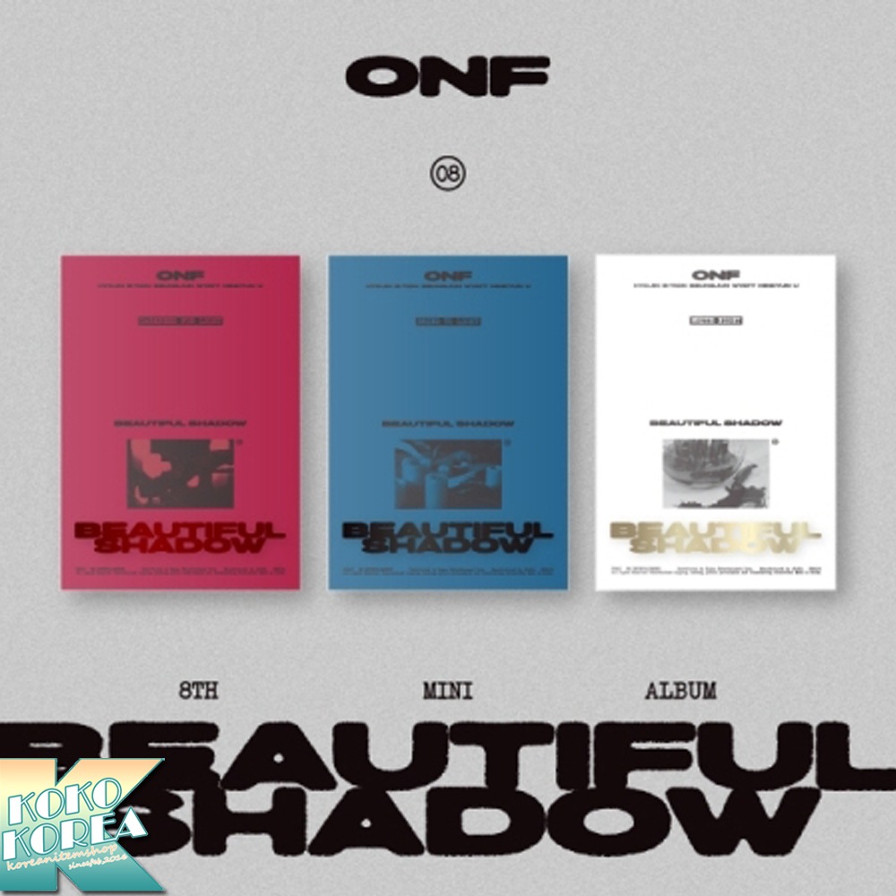 ONF - ミニ 8集 [BEAUTIFUL SHADOW] 3種セットKPOP CD