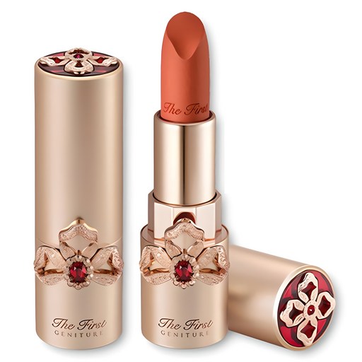 ダーファーストジェネチュアシアーベルベット口紅 オレンジコーラル 3.8g 1個 元気オレンジ コーラル輝き
