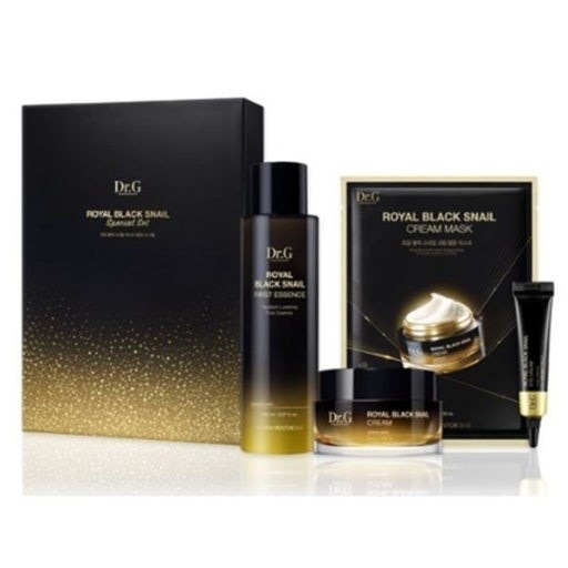 ロイヤルブラックスネイル弾力スペシャルセット エッセンス165ml+クリーム50ml+アイクリーム10ml+マスクパック1p