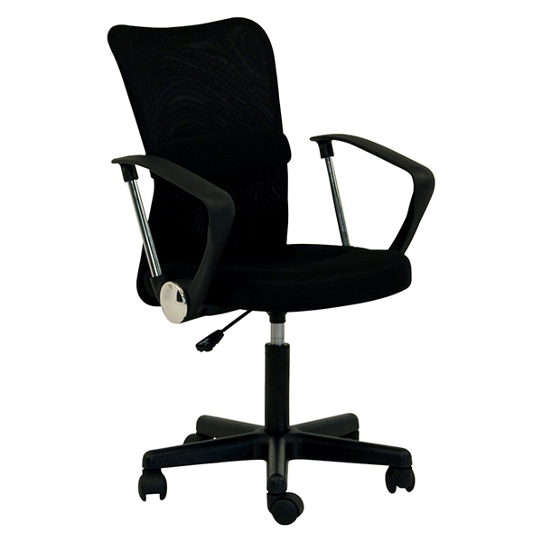 不二貿易 メッシュバックチェアー ハンター 肘付 BK90870 メーカー直送