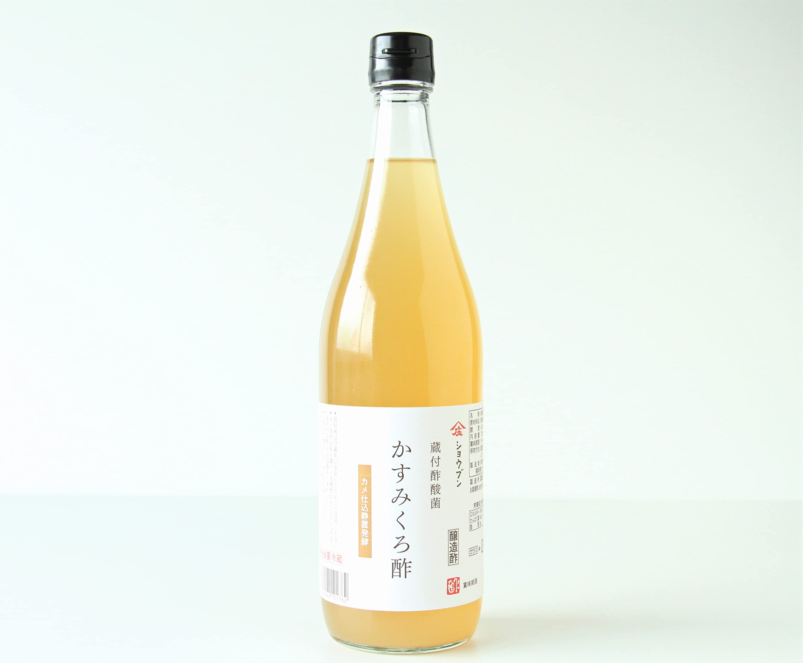 庄分酢 蔵付酢酸菌 かすみくろ酢 720ml