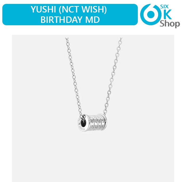 YUSHI (NCT WISH) - NUMBER WHEEL NECKLACE [ Birthday MD ] 公式グッズ