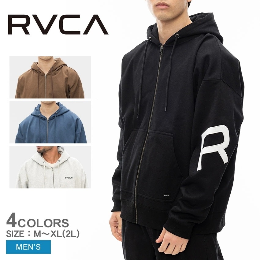 フェイク ジップフーディ BE042044 メンズ オーバーサイズ ストリート カジュアル アメカジ サーフ スケート トレンド ブルー 青 ホワイト 白 ブラウン 茶 ブラック 黒