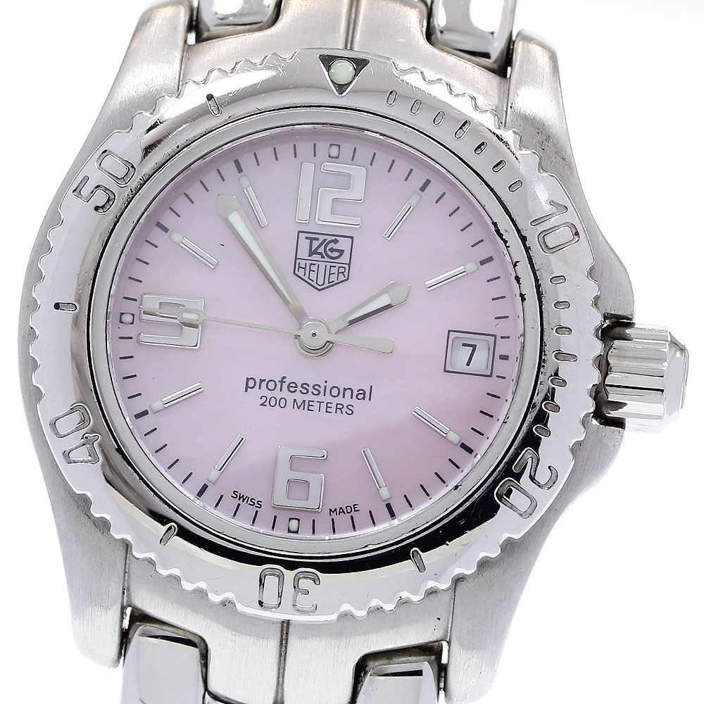 タグホイヤー TAG HEUER WT141F リンク デイト クォーツ レディース 保証書付き_833119【中古】 79,700円