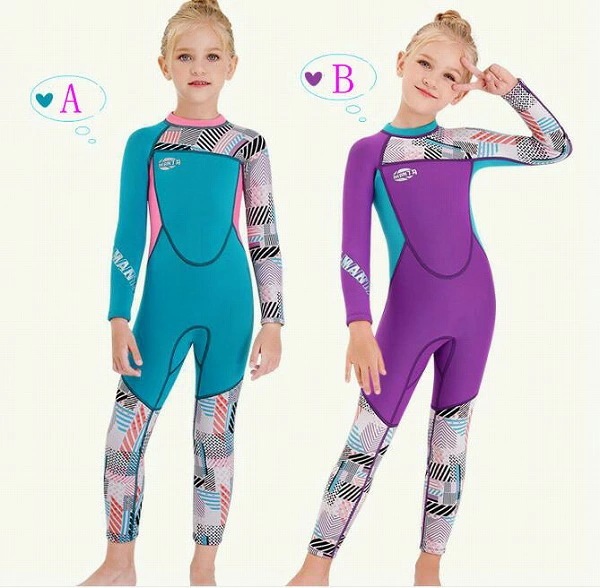 感動の体験を水着 子供 水着 長袖 ダイビングスーツ 速乾性 漂流フローティング 2.5MM キッズ水着 学生水着