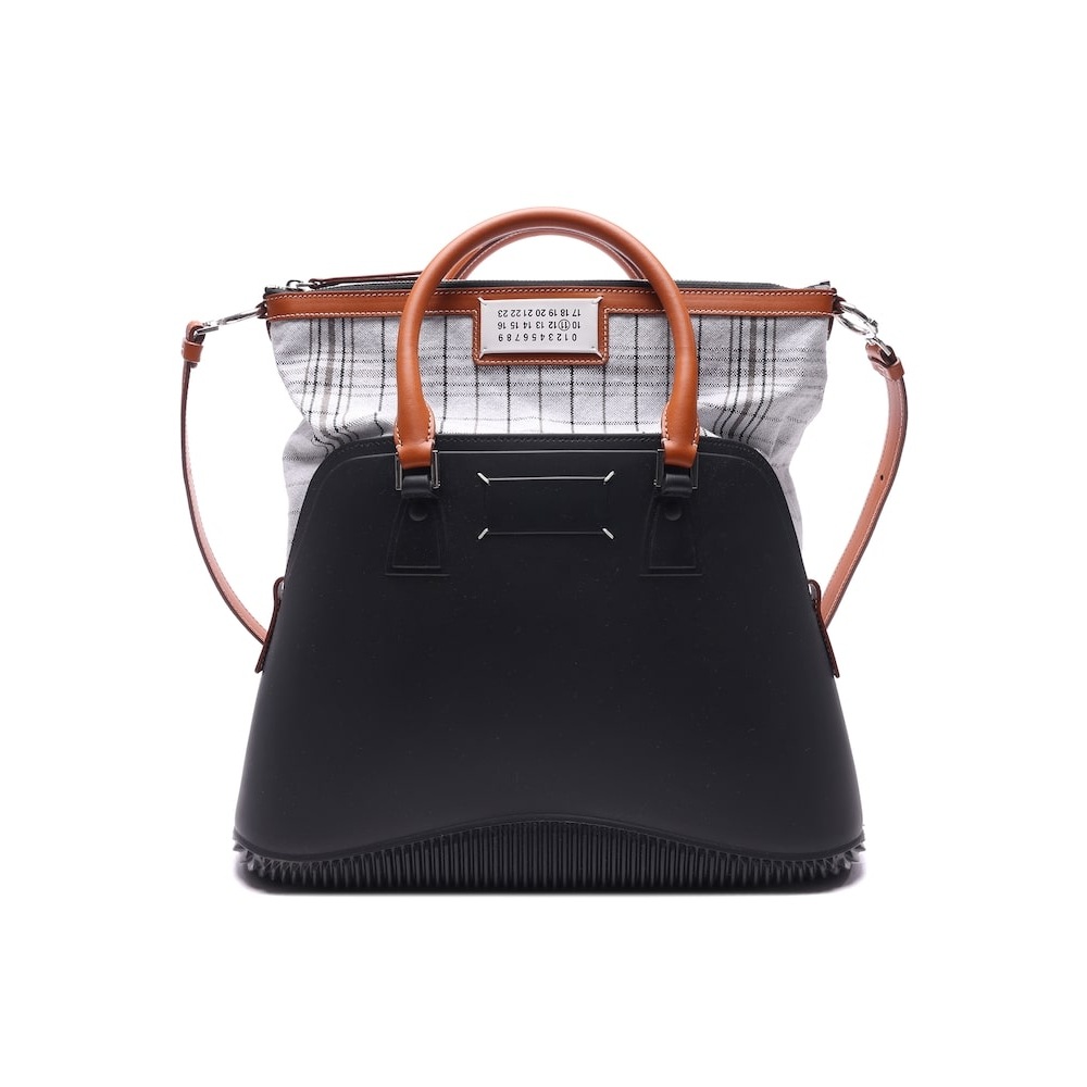 メゾンマルジェラ [メゾンマルジェラ] 22FW レディース 5AC ナンバリングロゴパッチトートショルダーバッグ (S61WG0107_P4514_T8013_22F) PVOS61WG0107P4