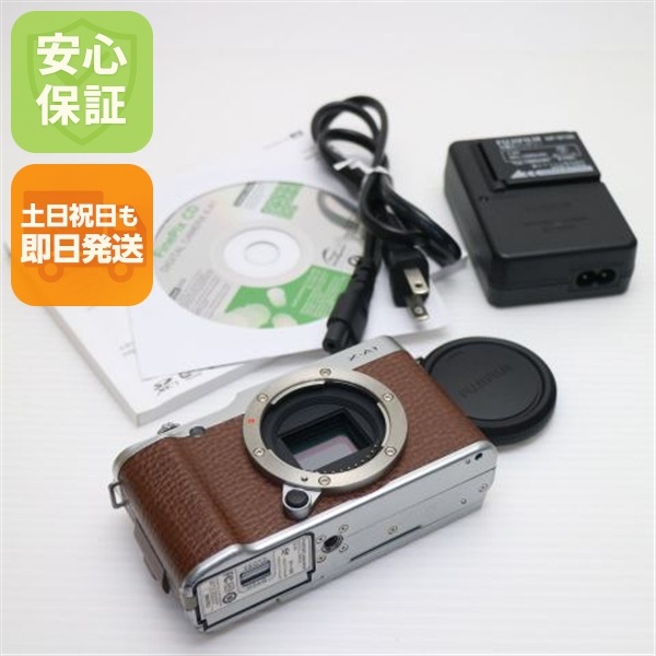 美品 FUJIFILM X-A1 ブラウン ミラーレス一眼 187