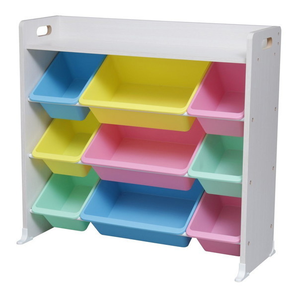 TKTHR-39 パステル [天板付キッズトイハウスラック 組立品] メーカー直送